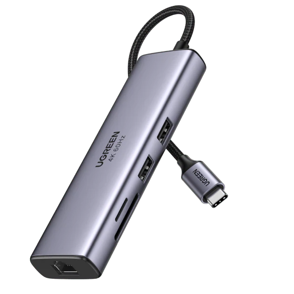 Ugreen 綠聯 CM512 60515 Revodok 7合1 USB-C 集線器擴展 Hub 